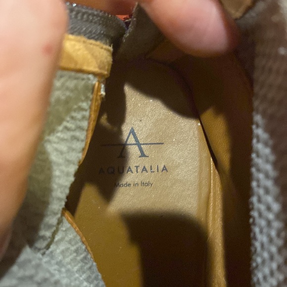 AQUATATIA Vero Cuoio shoes size 9.5 made in Italy - Picture 3 of 4